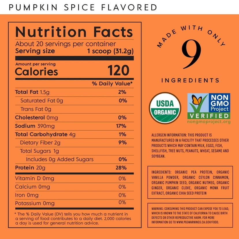 Pumpkin Spice Protein