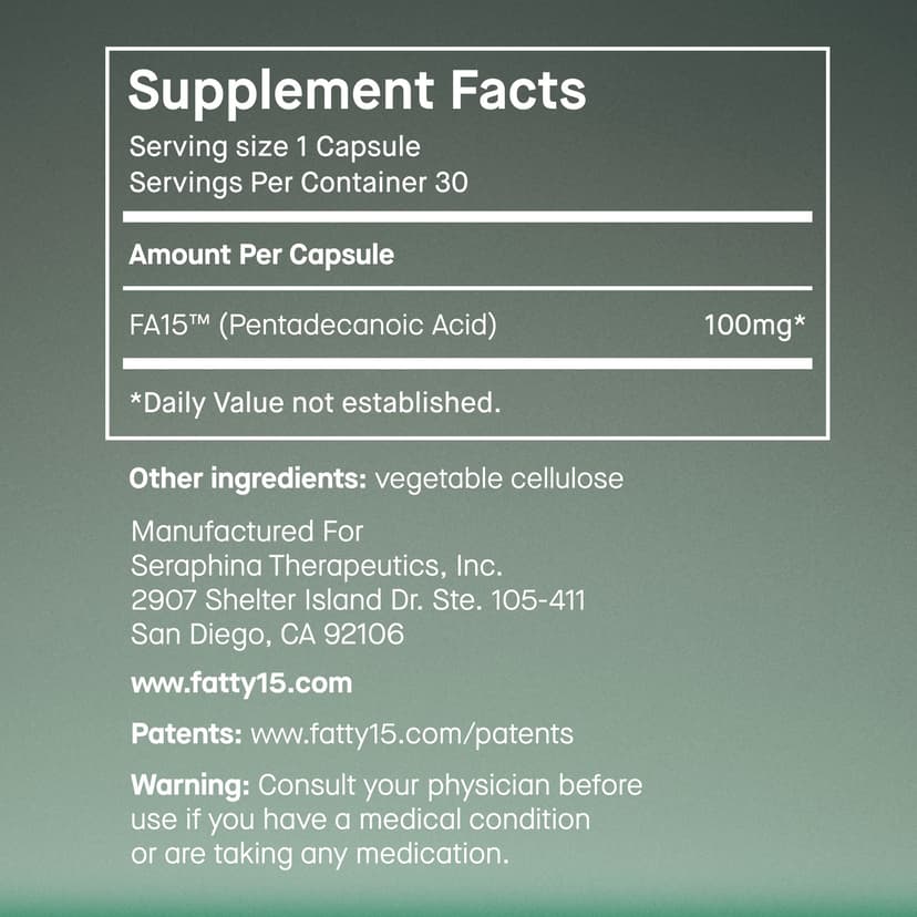 Fatty15 - 30 Day Trial Kit