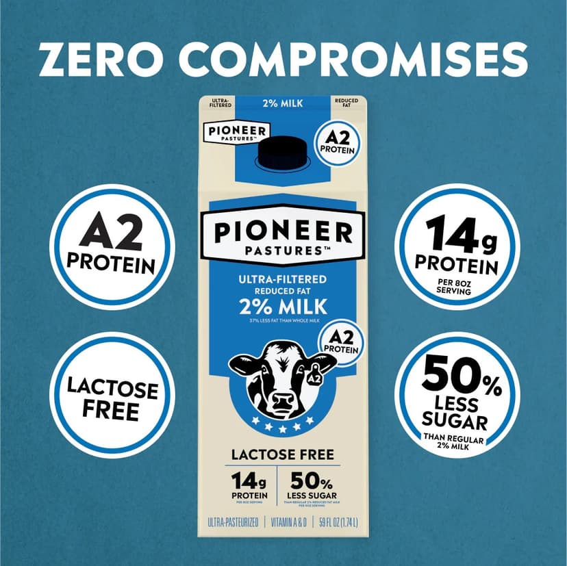 Ultra-Filtered A2 Reduced-Fat 2% Milk
